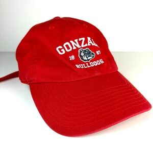Gonzaga Bulldogs '47 Brand Adjustable Red Baseball Cap Hat One Size Fits All EUC